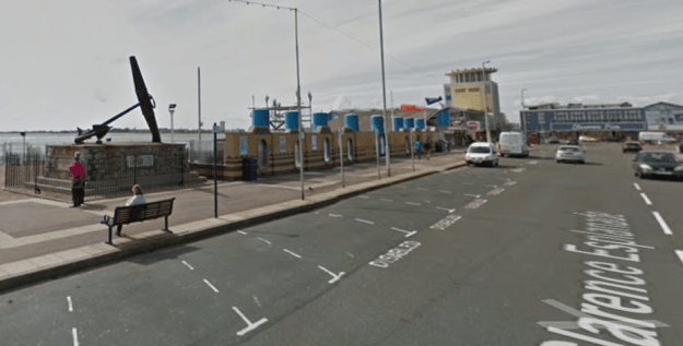 Clarence esplanade today postcard